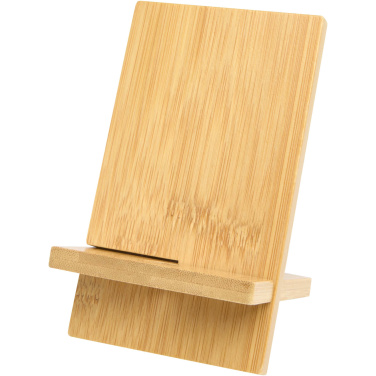 Logo trade promotional merchandise photo of: Ceibo detachable bamboo phone stand